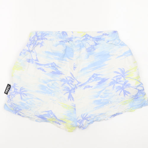 Jaded London Women’s Multicoloured Tropical Viscose Shorts Size S