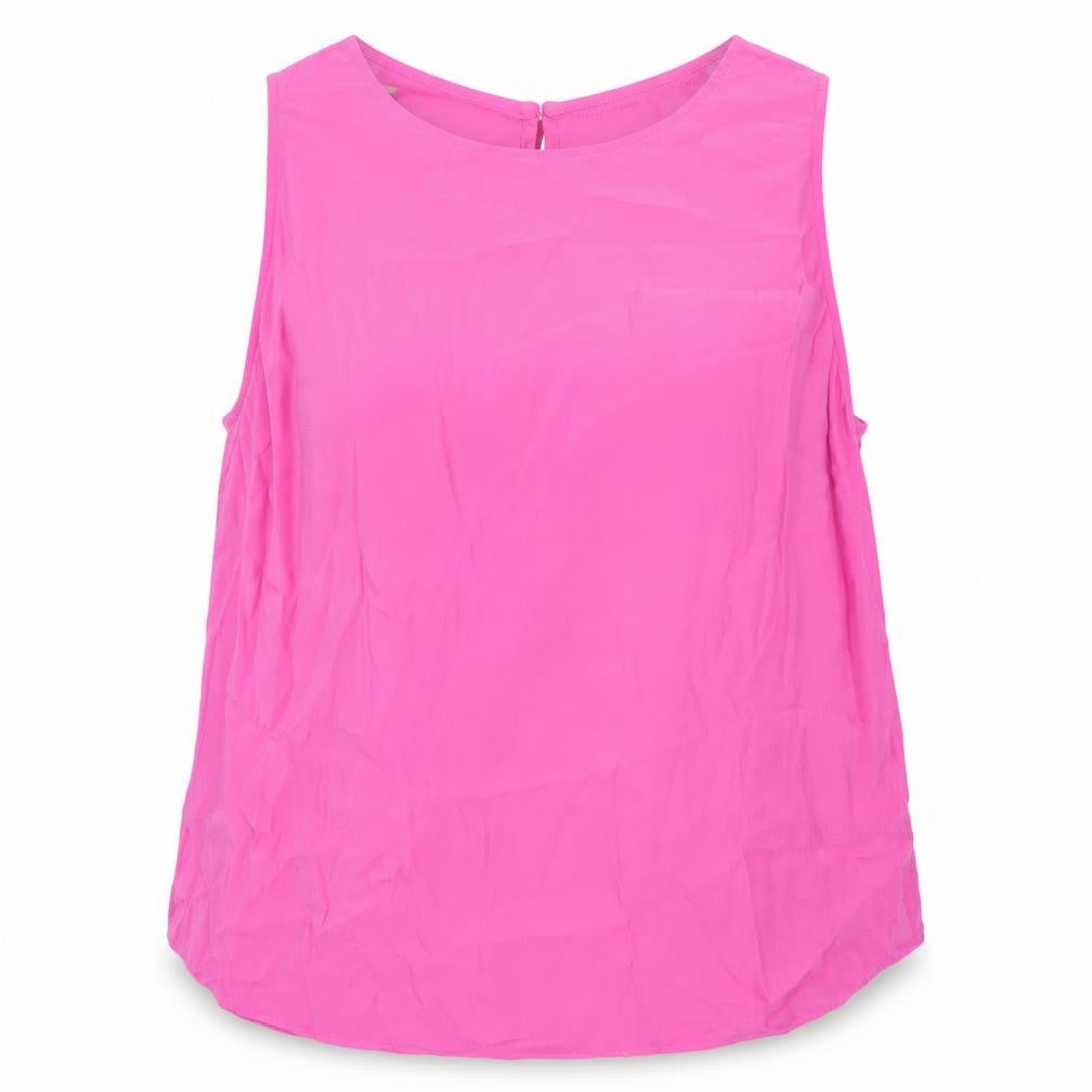 Boden Women Pink Sleeveless Chiffon Blouse UK 10