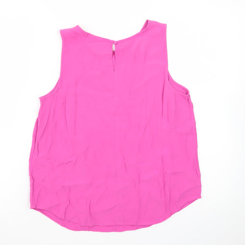 Boden Women Pink Sleeveless Chiffon Blouse UK 10