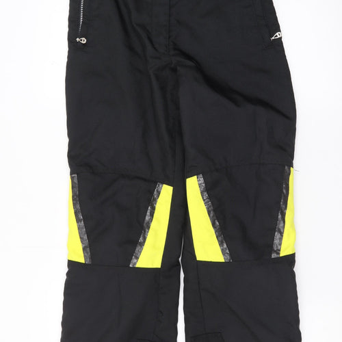 Spyder Womens Black Snow Pants Size 14 Waterproof Insulated Winter Trousers