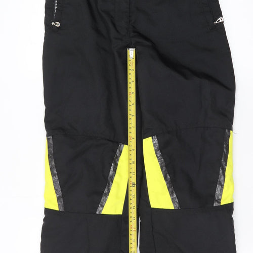 Spyder Womens Black Snow Pants Size 14 Waterproof Insulated Winter Trousers