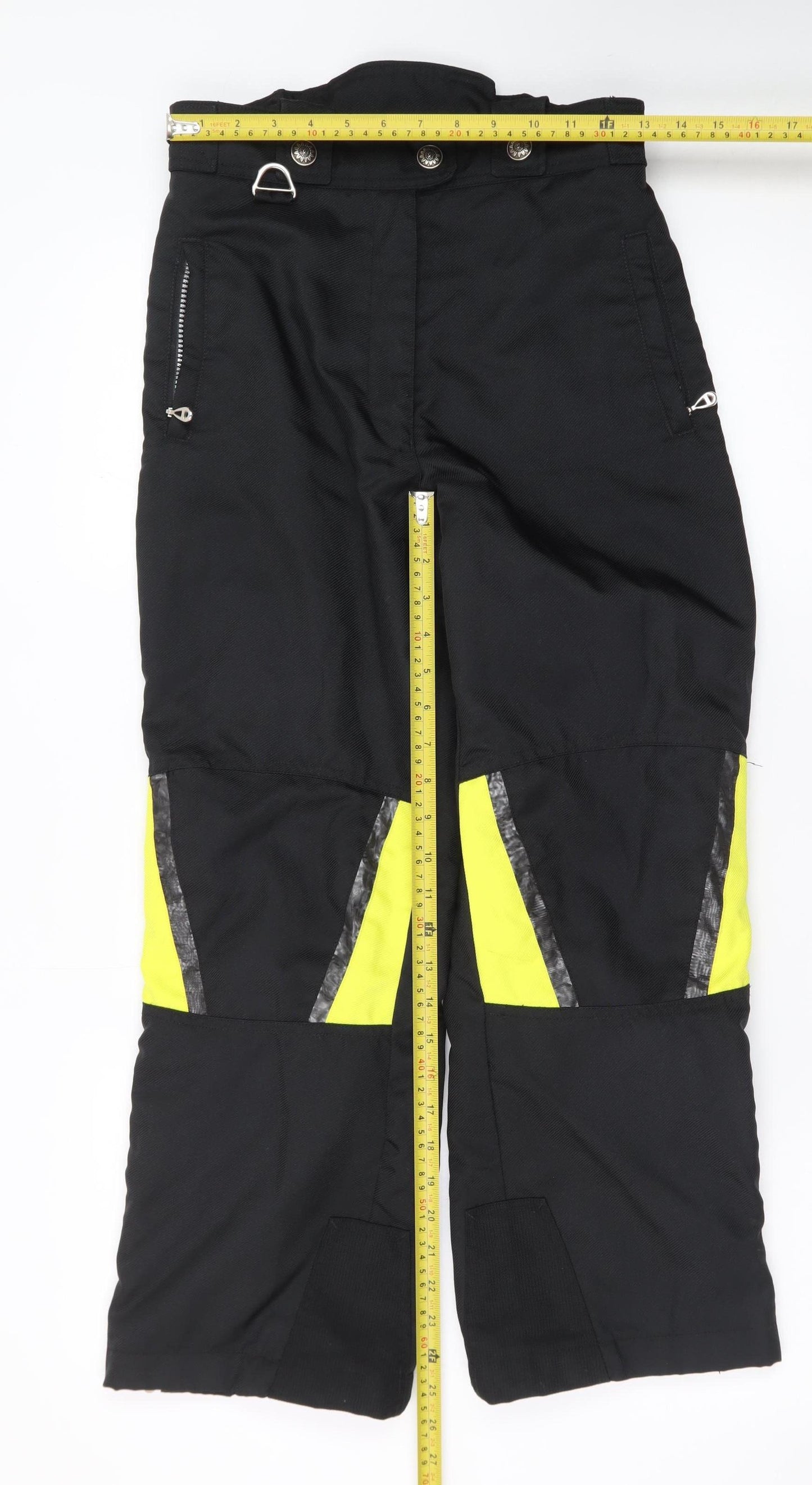 Spyder Womens Black Snow Pants Size 14 Waterproof Insulated Winter Trousers