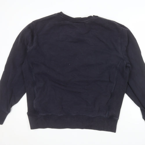 Superdry Men's Blue XL Crew Neck Pullover Sweatshirt