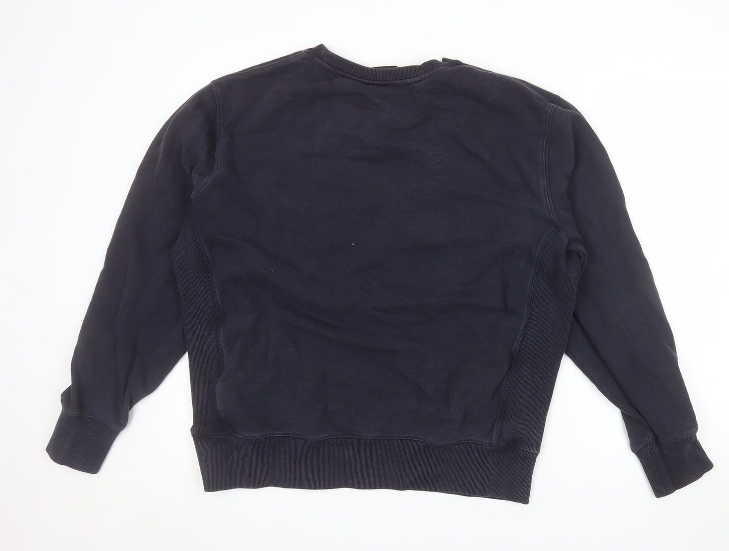 Superdry Men's Blue XL Crew Neck Pullover Sweatshirt