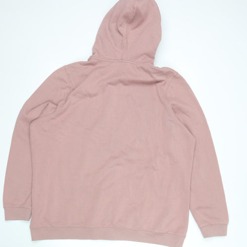 TOG24 Womens Mauve Pink Full Zip Hoodie Size 20 Cotton Blend