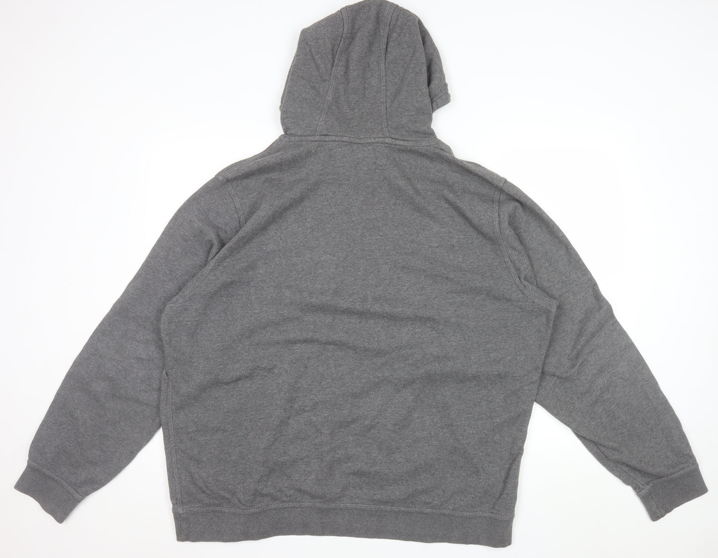 Nike Men's Grey 2XL Pullover Hoodie Fleece Sweatshirt