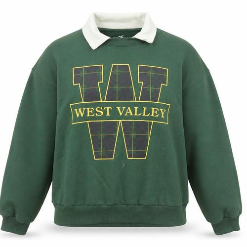 Hollister Womens Green West Valley Pullover Sweatshirt M