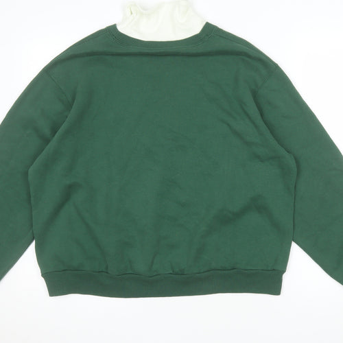 Hollister Womens Green West Valley Pullover Sweatshirt M