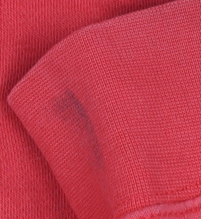 Nike Boys Red Black Colourblock Half Zip Hoodie Size 158cm Standard Fit