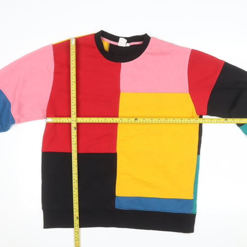 Vans Mens Multicoloured Crew Neck Pullover Sweatshirt Size L Retro Style