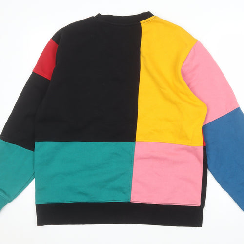 Vans Mens Multicoloured Crew Neck Pullover Sweatshirt Size L Retro Style