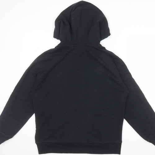 Levi's Men's Black Floral Logo Pullover Hoodie M Regular Fit