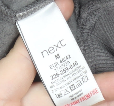Next Women Grey Embellished Pullover Sweatshirt Size 14