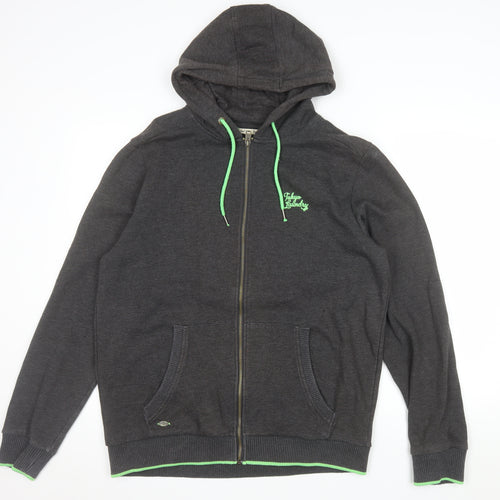 Tokyo Laundry Men's Grey Full Zip Hoodie Size M