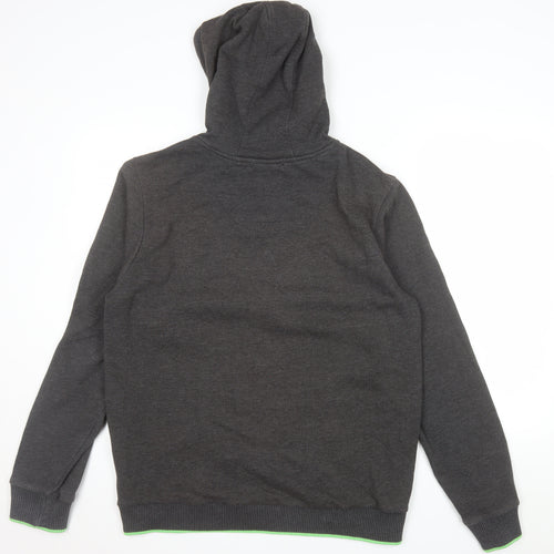 Tokyo Laundry Men's Grey Full Zip Hoodie Size M