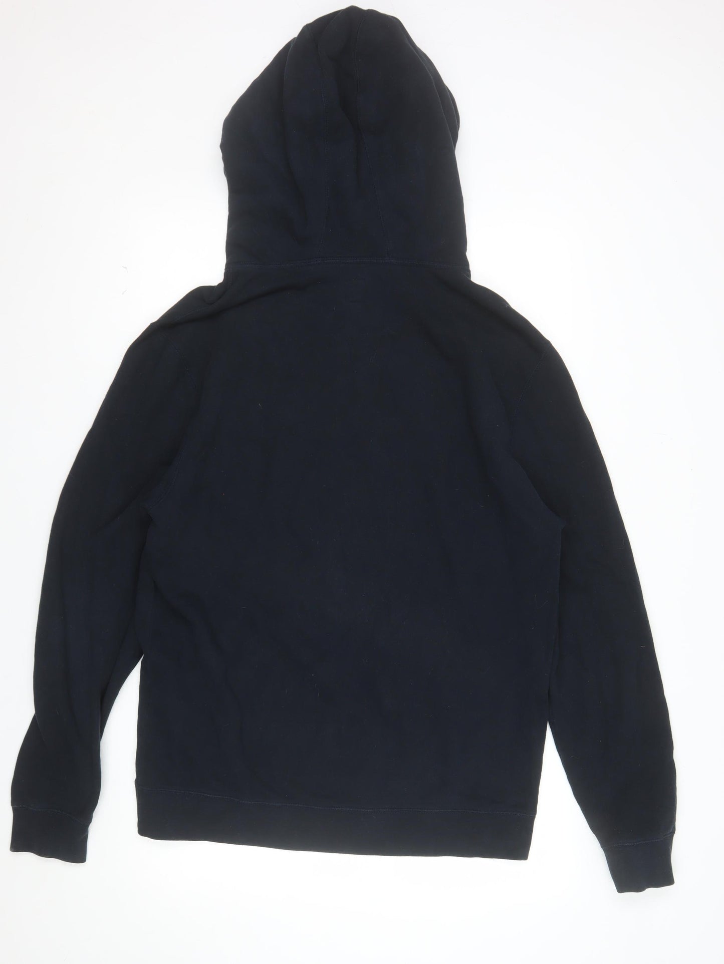 Jack Wills Men's Blue Pullover Hoodie M Logo Fleece Sweatshirt