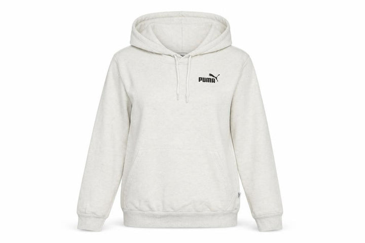 Puma Womens Beige Pullover Hoodie XXS Cotton Blend