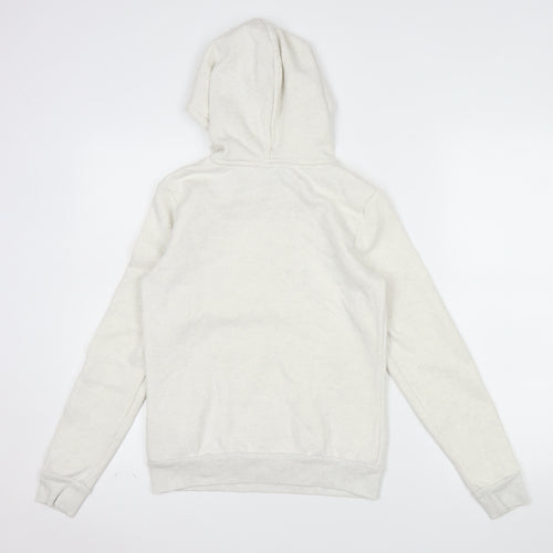 Puma Womens Beige Pullover Hoodie XXS Cotton Blend