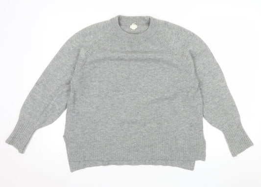 River Island In Other Words Women Grey Small Crew Neck Pullover Jumper