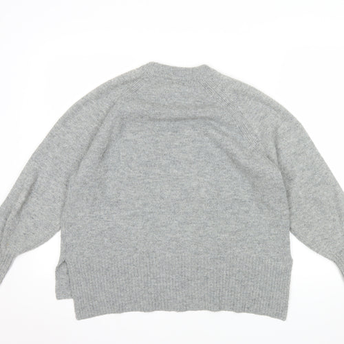 River Island In Other Words Women Grey Small Crew Neck Pullover Jumper