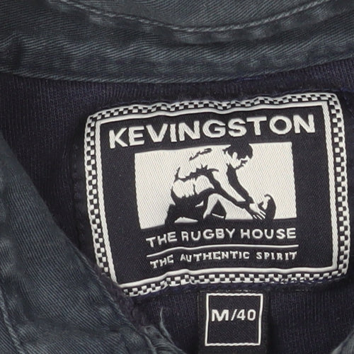 Kevingston Men's Blue Argentina Rugby Collared Sweatshirt M