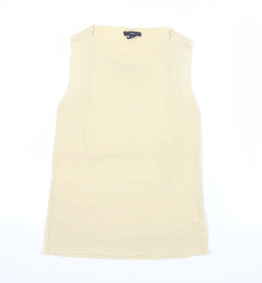 GAP Women's Beige Knit Sleeveless Tank Top Size M