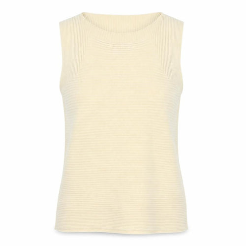 Gap Women's Beige Knit Sleeveless Tank Top Size M