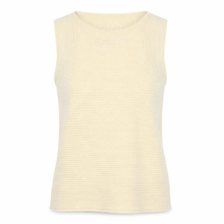 Gap Women's Beige Knit Sleeveless Tank Top Size M