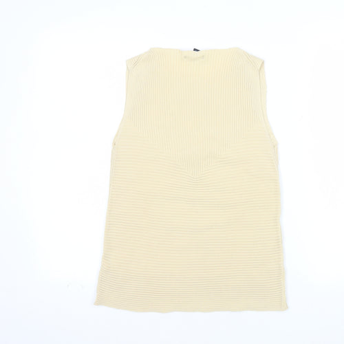 GAP Women's Beige Knit Sleeveless Tank Top Size M