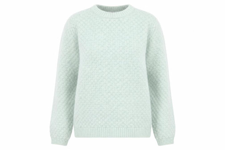 Topshop Women’s Green Knit Crew Neck Jumper Size S UK 8-10