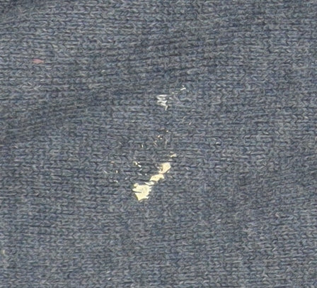 Sandstone Men's Blue Cotton V-Neck Jumper Size S