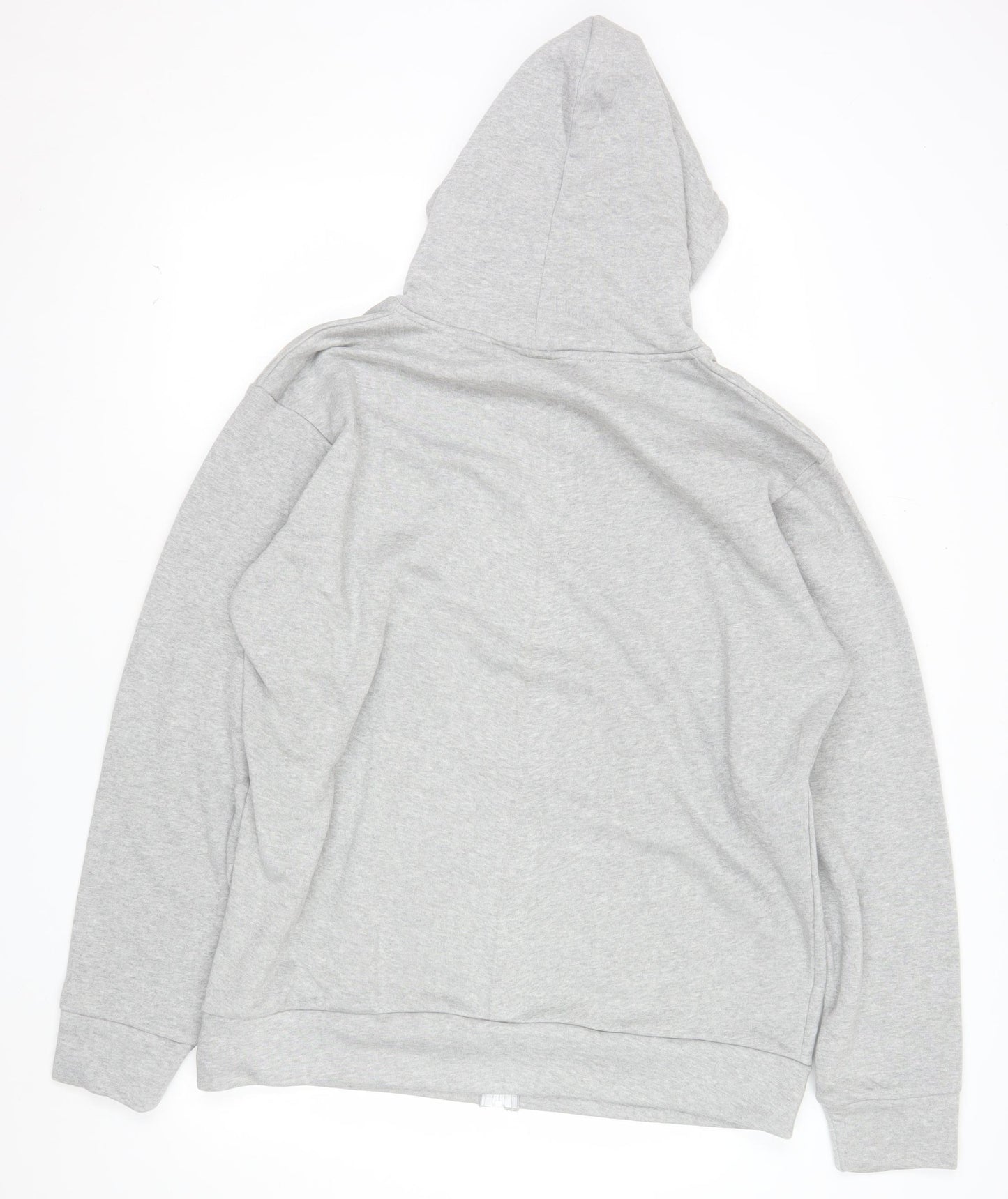 Nouvelle Collection Women Grey Full Zip Hoodie Size 22-24 Plus Polyester