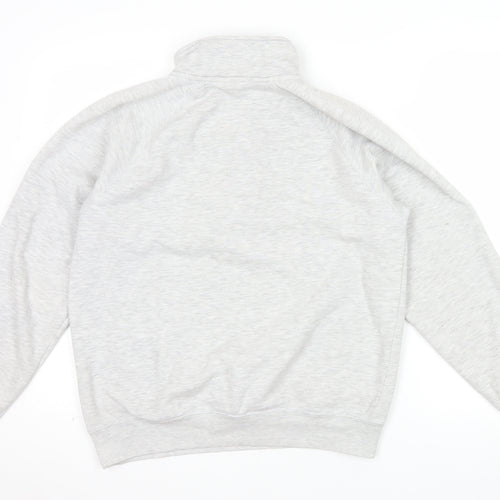 Goose & Gander Men's Grey 1/4 Zip Fleece Sweatshirt Size S