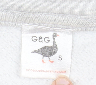 Goose & Gander Men's Grey 1/4 Zip Fleece Sweatshirt Size S