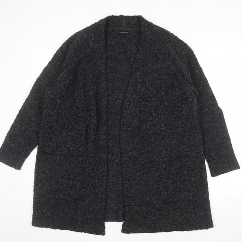 New Look Women Black Chunky Knit Longline Cardigan Size S