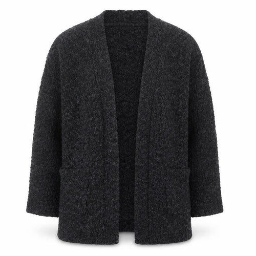New Look Women Black Chunky Knit Longline Cardigan Size S