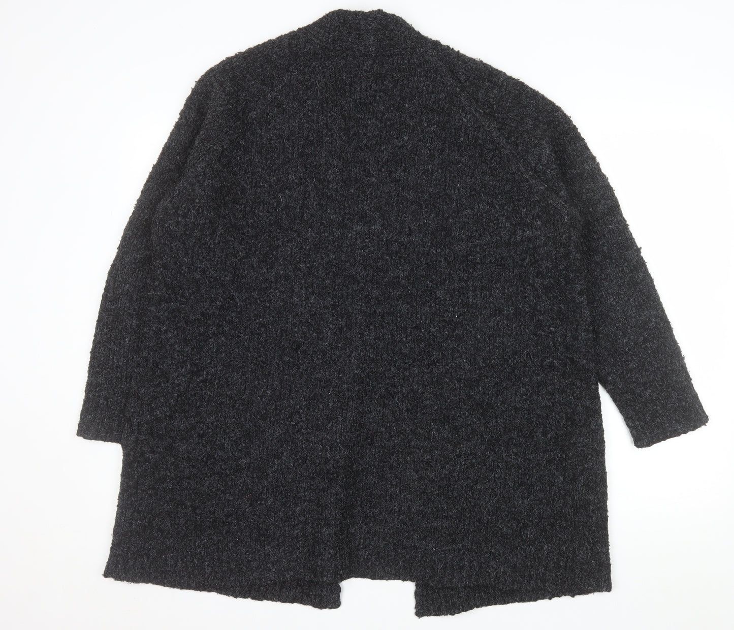 New Look Women Black Chunky Knit Longline Cardigan Size S