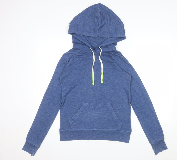 Sundry Womens Blue Pullover Hoodie Cotton Blend Size M