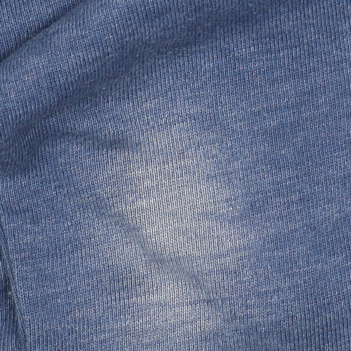 Sundry Womens Blue Pullover Hoodie Cotton Blend Size M