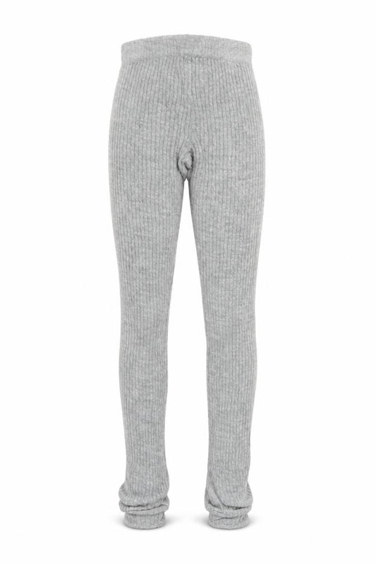 Lipsy London Women’s Grey Ribbed Knit Leggings Size S