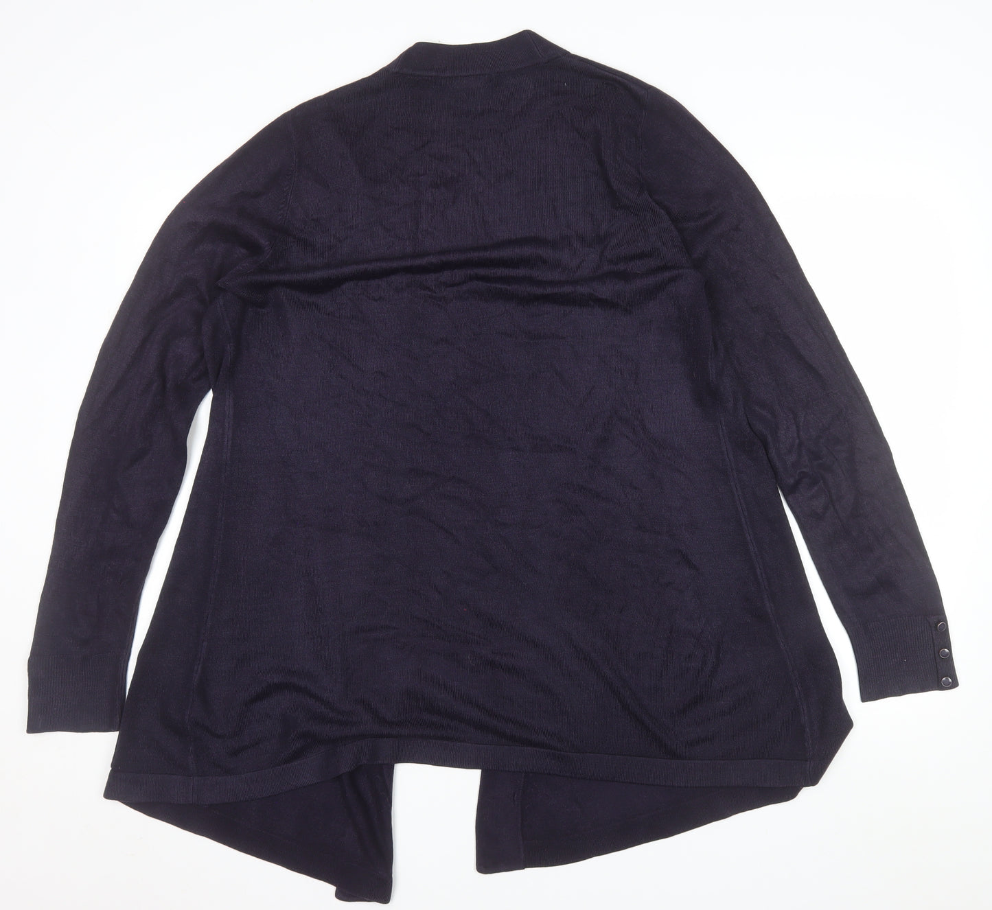 Marks and Spencer Women's Purple Knit Cardigan Size 18 Long Sleeve