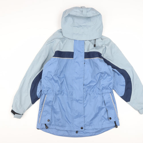 Viking Mens Blue Waterproof Hooded Rain Jacket S Outdoor Coat
