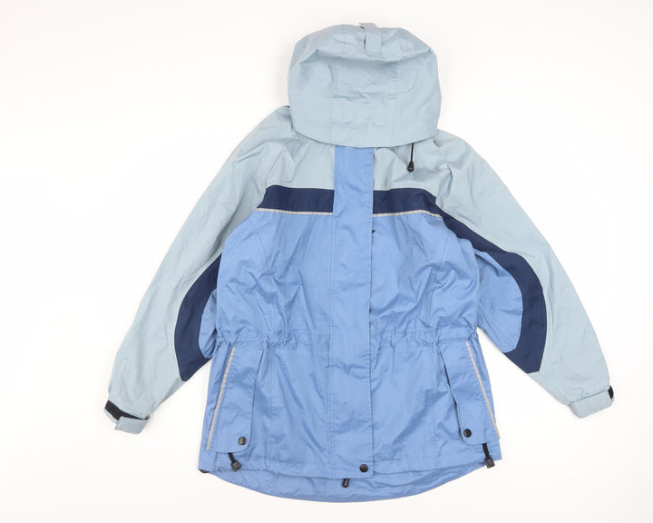 Viking Mens Blue Waterproof Hooded Rain Jacket S Outdoor Coat