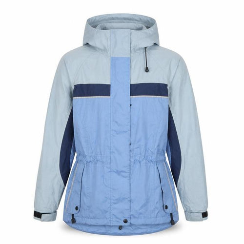 Viking Mens Blue Waterproof Hooded Rain Jacket S Outdoor Coat