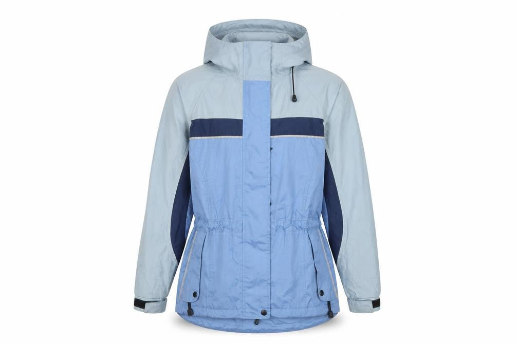 Viking Mens Blue Waterproof Hooded Rain Jacket S Outdoor Coat