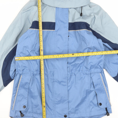 Viking Mens Blue Waterproof Hooded Rain Jacket S Outdoor Coat