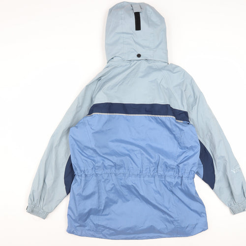 Viking Mens Blue Waterproof Hooded Rain Jacket S Outdoor Coat