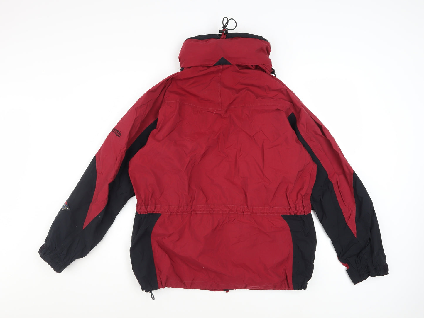 Columbia Men's Red Waterproof Hooded Parka Jacket Size L