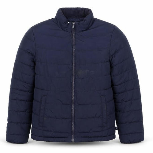 Gap Boys Blue Winter Puffer Jacket Size 16 Years Lined Water Resistant Zip