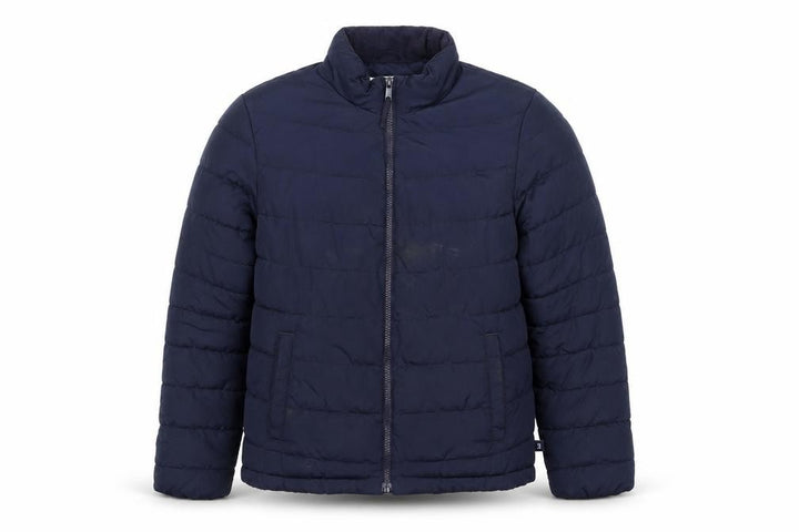 Gap Boys Blue Winter Puffer Jacket Size 16 Years Lined Water Resistant Zip